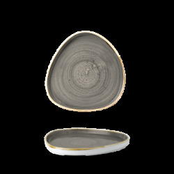 Churchill Stonecast Grey Triangle Walled Chefs Tallrik 20cm