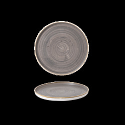 Churchill Stonecast Grey Walled Tallrik 15,7cm