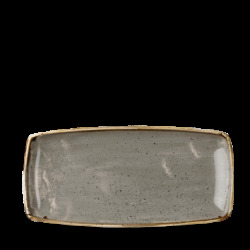 Churchill Stonecast Grey X Squared Oblong Tallrik 29,5cm