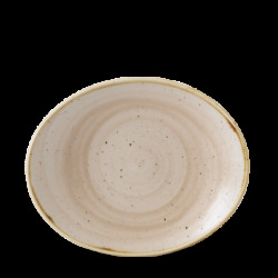 Churchill Stonecast Nutmeg Cream Orbit Oval Tallrik 19,2cm