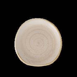 Churchill Stonecast Nutmeg Cream Round Trace Tallrik 18,6cm
