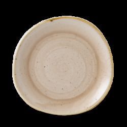 Churchill Stonecast Nutmeg Cream Round Trace Tallrik 21cm