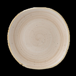 Churchill Stonecast Nutmeg Cream Round Trace Tallrik 26,4cm