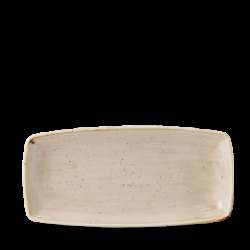 Churchill Stonecast Nutmeg Cream X Squared Oblong Tallrik 29,5cm