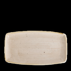 Churchill Stonecast Nutmeg Cream X Squared Oblong Tallrik 34,5cm