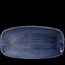 Churchill Stonecast Patina Cobalt Blue Chefs Oblong Tallrik 29,8x15,3cm
