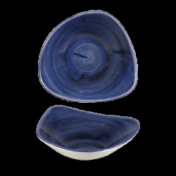 Churchill Stonecast Patina Cobalt Blue Lotus Bowl 23,5cm