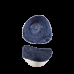 Churchill Stonecast Patina Cobalt Blue Triangular Bowl 15,3cm