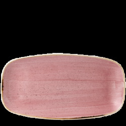 Churchill Stonecast Petal Pink Chefs Oblong Tallrik 18,9x35,5cm