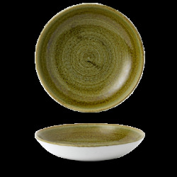 Churchill Stonecast Plume Green Evolve Djup Tallrik 24,8cm