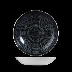 Churchill Studio Prints Charcoal Black Djup Tallrik 18,2cm