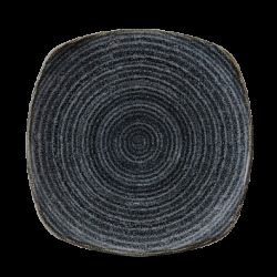Churchill Studio Prints Charcoal Black X Squared Square Tallrik 26,5cm