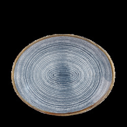 Churchill Studio Prints Slate Blue Orbit Oval Tallrik 27cm