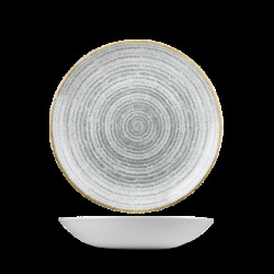 Churchill Studio Prints Stone Grey Djup Tallrik 18,2cm