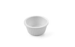 Cocotte, elfenbensvit - 58x58x27 mm melamin