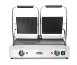 Klämgrill dubbel - med räfflad och slät del