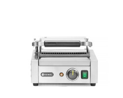 Klämgrill single - ribbad och slät 1800W