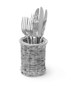 Cutlery basket - 80x120 mm stone wash PP
