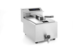Deep fryer Mastercook digital - with drain tap - 8 L