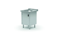 Diskbänk med skåp - 600x700x850 mm