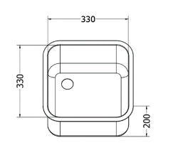 Diskho 330x330x200mm
