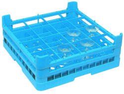 Diskkorg "DELUXE" Glas 4x4 (Ø110mm) - 500x500x190mm, Fagor