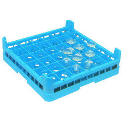 Diskkorg "DELUXE" Glas 6x6 (Ø70mm) - 500x500x140mm, Fagor
