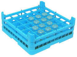 Diskkorg "DELUXE" Glas 6x6 (Ø70mm) - 500x500x190mm, Fagor