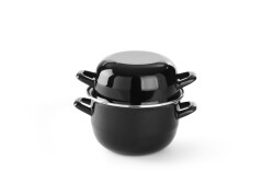 Emaljerad musselgryta med lock 2,3 liter