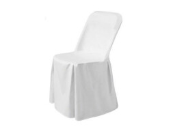 Folding chair cover - white