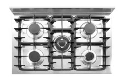Gas cooker table 5-pits KTP96 - with open carriage 14.3 kW