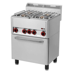Gasspis 4x 4,5kW med elektrisk varmluftsugn - RM Gastro