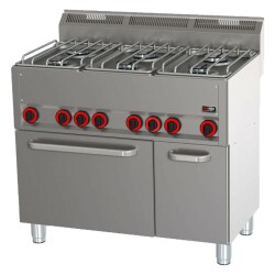 Gasspis 6 med elektrisk varmluftsugn - RM Gastro