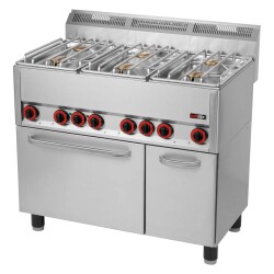 Gasspis 6x 4,5kW med elektrisk varmluftsugn - RM Gastro