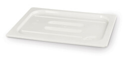 Gastronorm lid no recess 1/2 - white polycarbonate