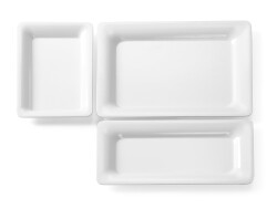Gastronormfat, GN 1/2 med smal kant från Hendi