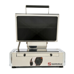 Glaskeramisk klämgrill slät/räfflad - Sammic