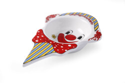Glasskål, Clown - 226x145x37 mm
