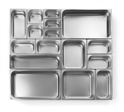 GN-container s/s 2/3 100 mm - Profi Line perforated