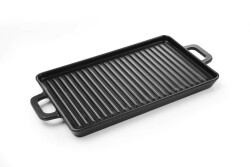 Griddle pan black melamine - Litte Chef 320x162x20 mm