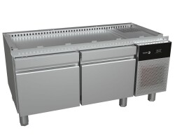 Grillkylbänk med 2 lådor, 1200mm, Kore 700