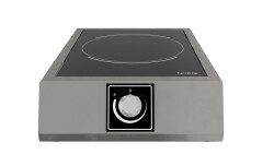 Induktionsspis bordsmodell, semipro 1 rund platta, Ø280, 387x563x140mm, Norqi