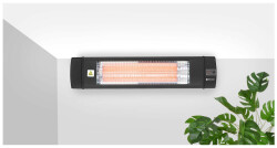 Infraröd terrassvärmare Bola - 230V 2500W väggmonterad