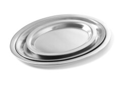 Kaffebrick oval - Rostfritt stål