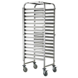 Kantinvagn för 15 GN rostfritt - flatpack, Eagle Catering