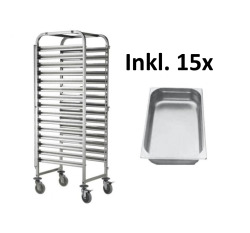 Kantinvagn inkl 15 valfria kantiner