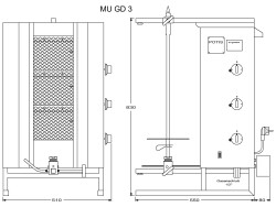 Kebabgrill Potis MU GD3 - Gas