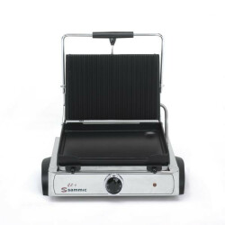 Klämgrill Panini Slät/Räfflad - Sammic
