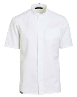 Kockskjorta Refibra Tencel kort ärm - Vit - Kentaur