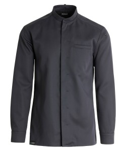 Kockskjorta Refibra Tencel lång ärm - Svart - Kentaur